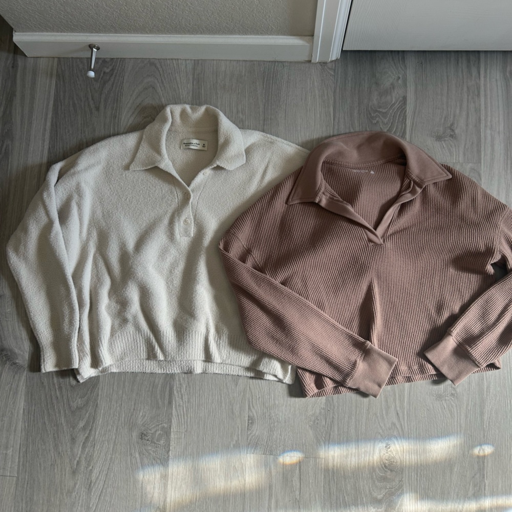 Abercrombie collared sweaters